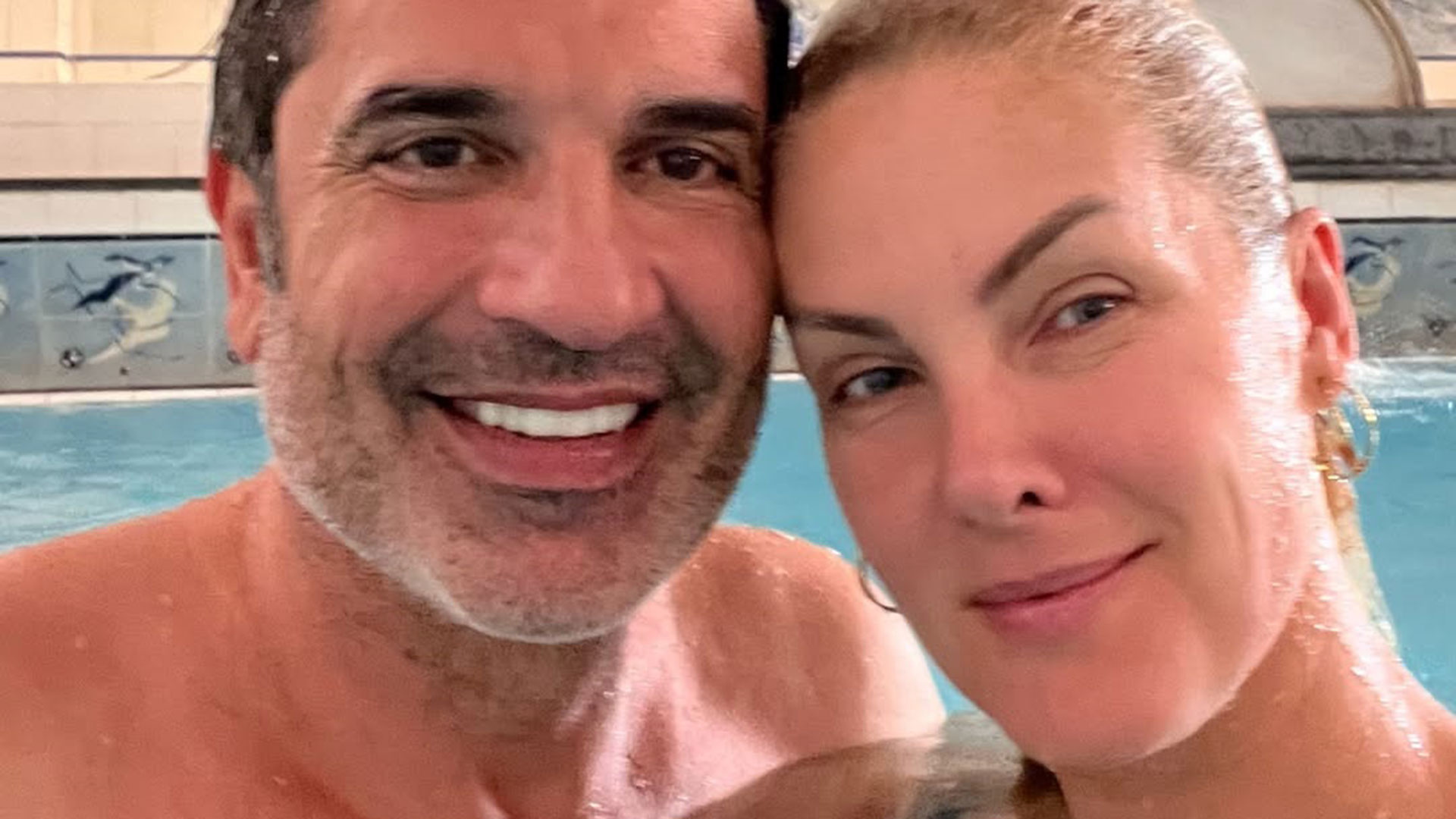 Ana Hickmann curte momentos românticos com Edu Guedes: ‘Amor’