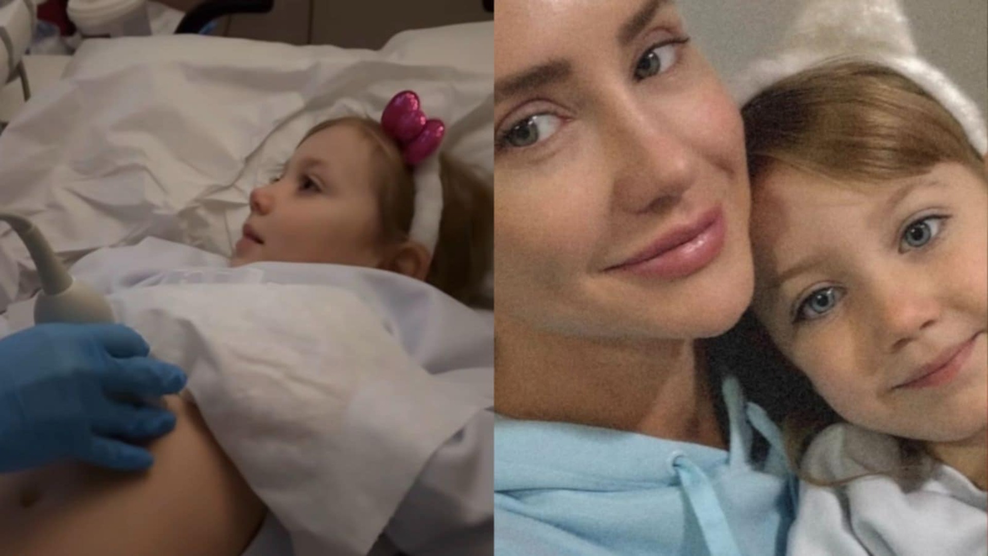 Ana Paula Siebert volta de viagem e leva Vicky Justus para fazer exames