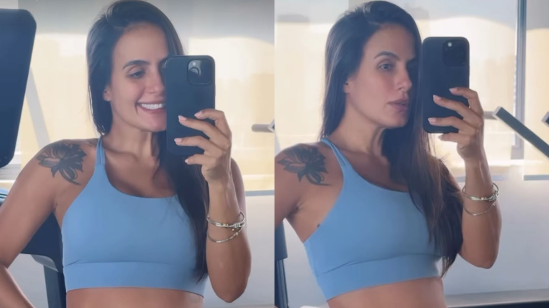 Grávida, Carol Peixinho se choca com tamanho do barrigão: ‘Estou amando’