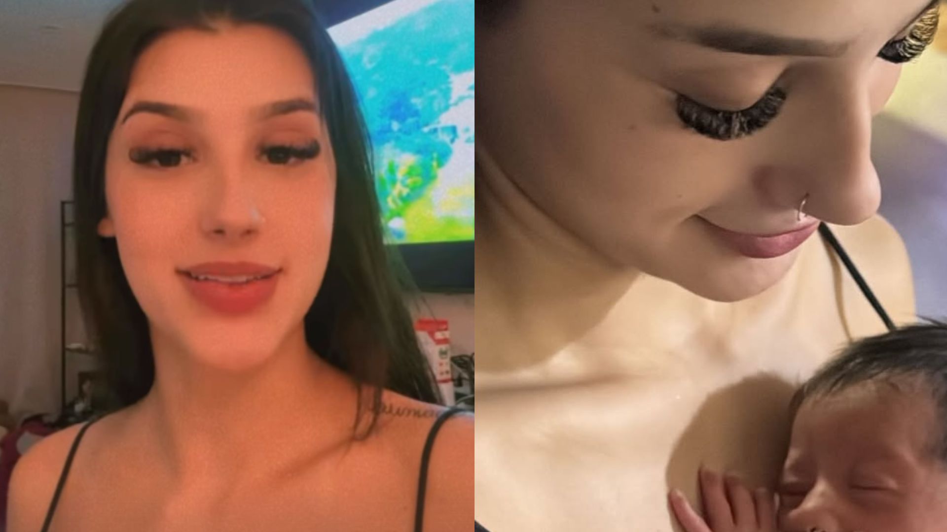 Bia Miranda mostra novas fotos da filha prematura e celebra evolução da bebê