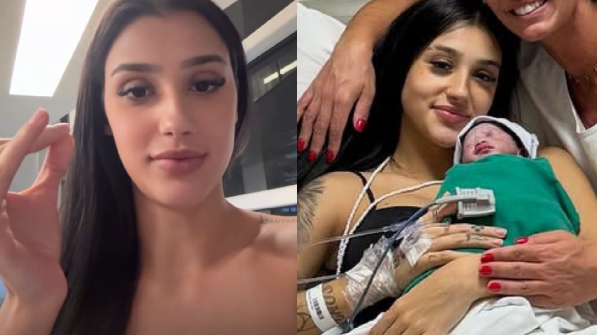 Bia Miranda explica por que a filha caçula ainda está na UTI