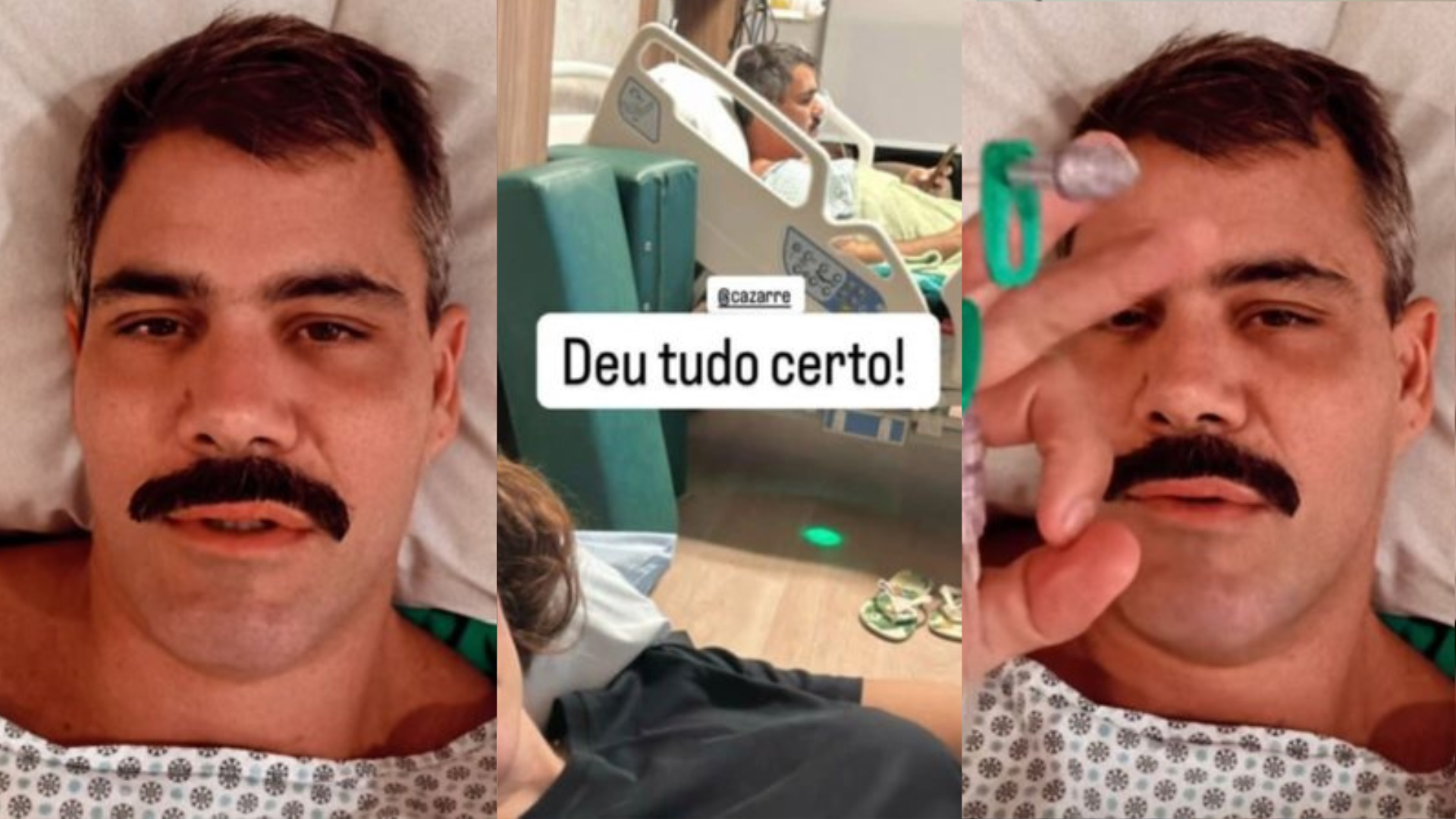 Médico alerta sobre queda de Juliano Cazarré após cirurgia: ‘O risco existe’
