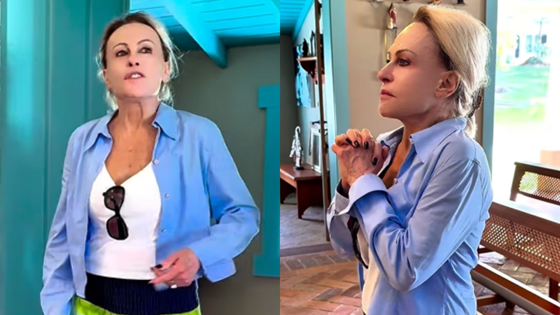 Ana Maria Braga mostra detalhes de sua capela: ‘Cantinho de fé’