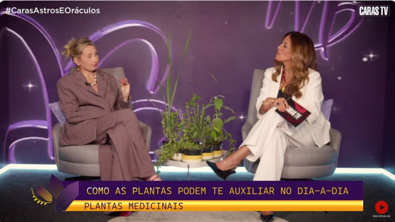 No CARAS Astros e Oráculos, Chaline exalta poder das plantas medicinais