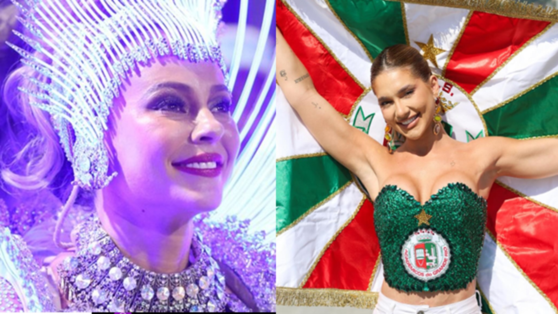 Veja qual foi a reação de Paolla Oliveira à escolha de Virginia como Rainha da Grande Rio