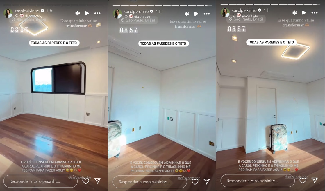 Carol Peixinho mostra o quarto do filho - Foto: Reprodu&ccedil;&atilde;o/Instagram 