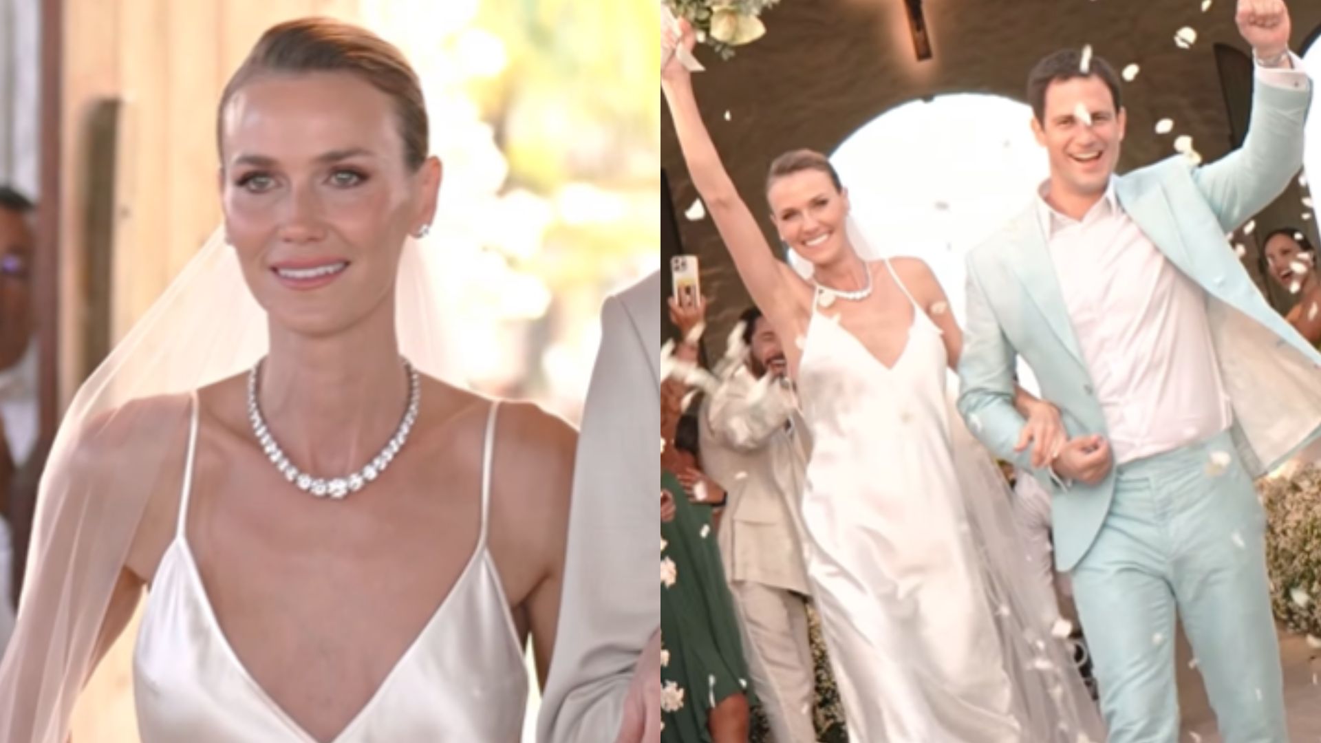 Renata Kuerten exibe vídeo emocionante de seu casamento com Beto Senna