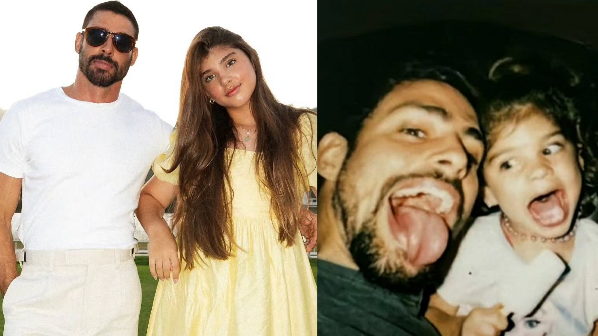 Cauã Reymond comemora o aniversário da filha