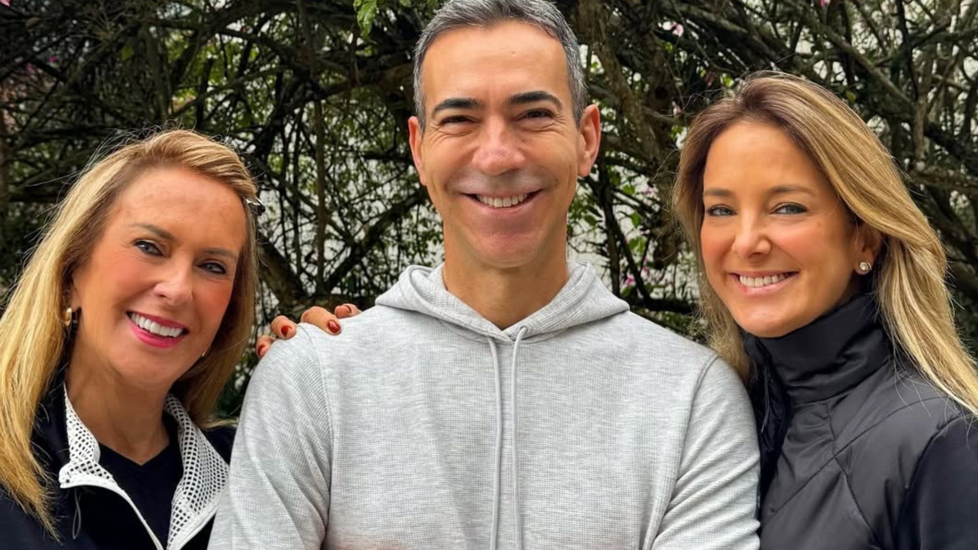 César Tralli presta bela homenagem a Ticiane e Helô Pinheiro: ‘Me inspiram’
