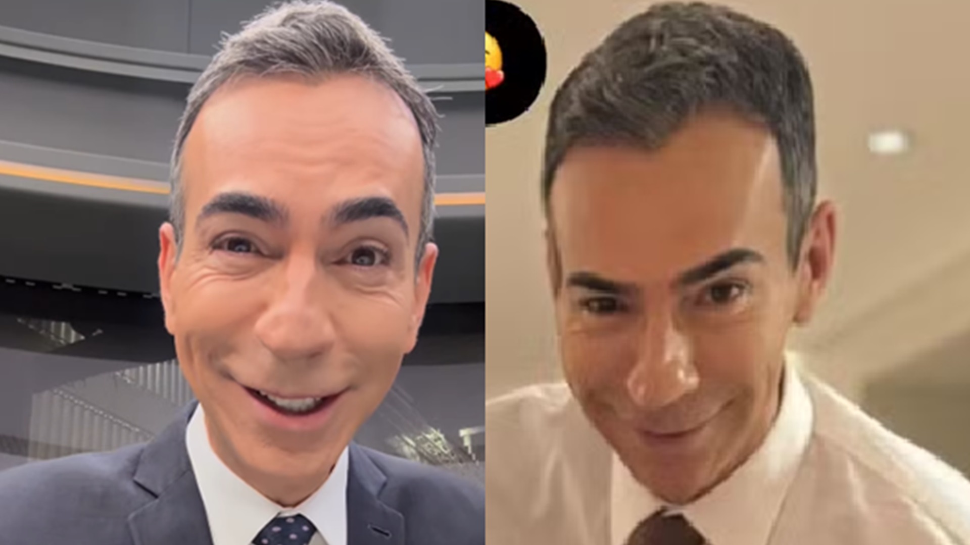 Pai de César Tralli faz rara aparição com os filhos e Ticiane Pinheiro em data especial