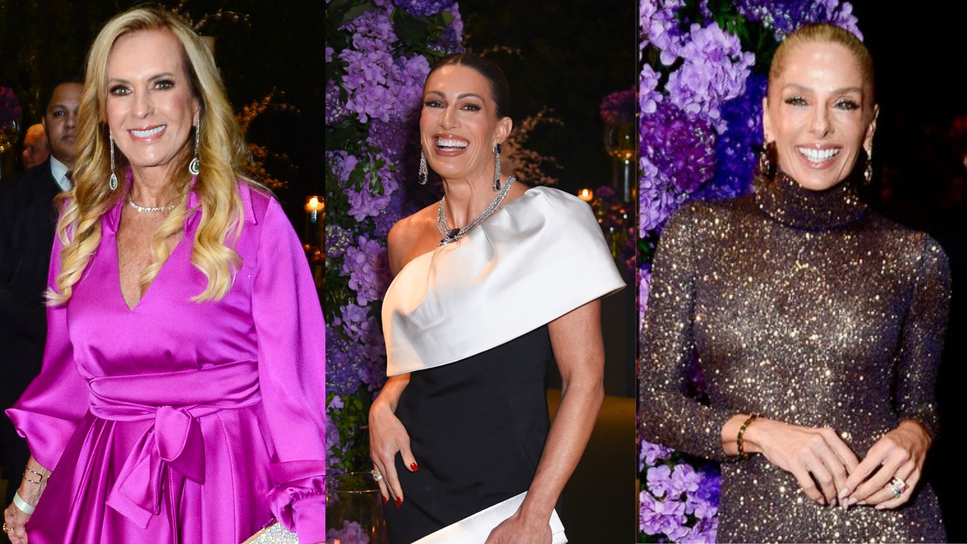 ENQUETE: Qual o melhor look das famosas na festa de Ana Paula Siebert e Roberto Justus?