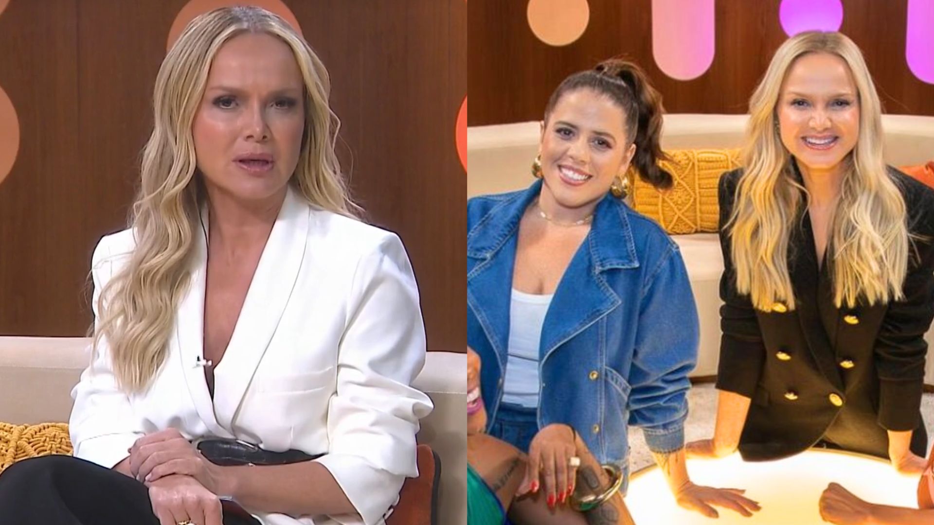Eliana se emociona ao vivo ao falar sobre a perda do filho de Tati Machado