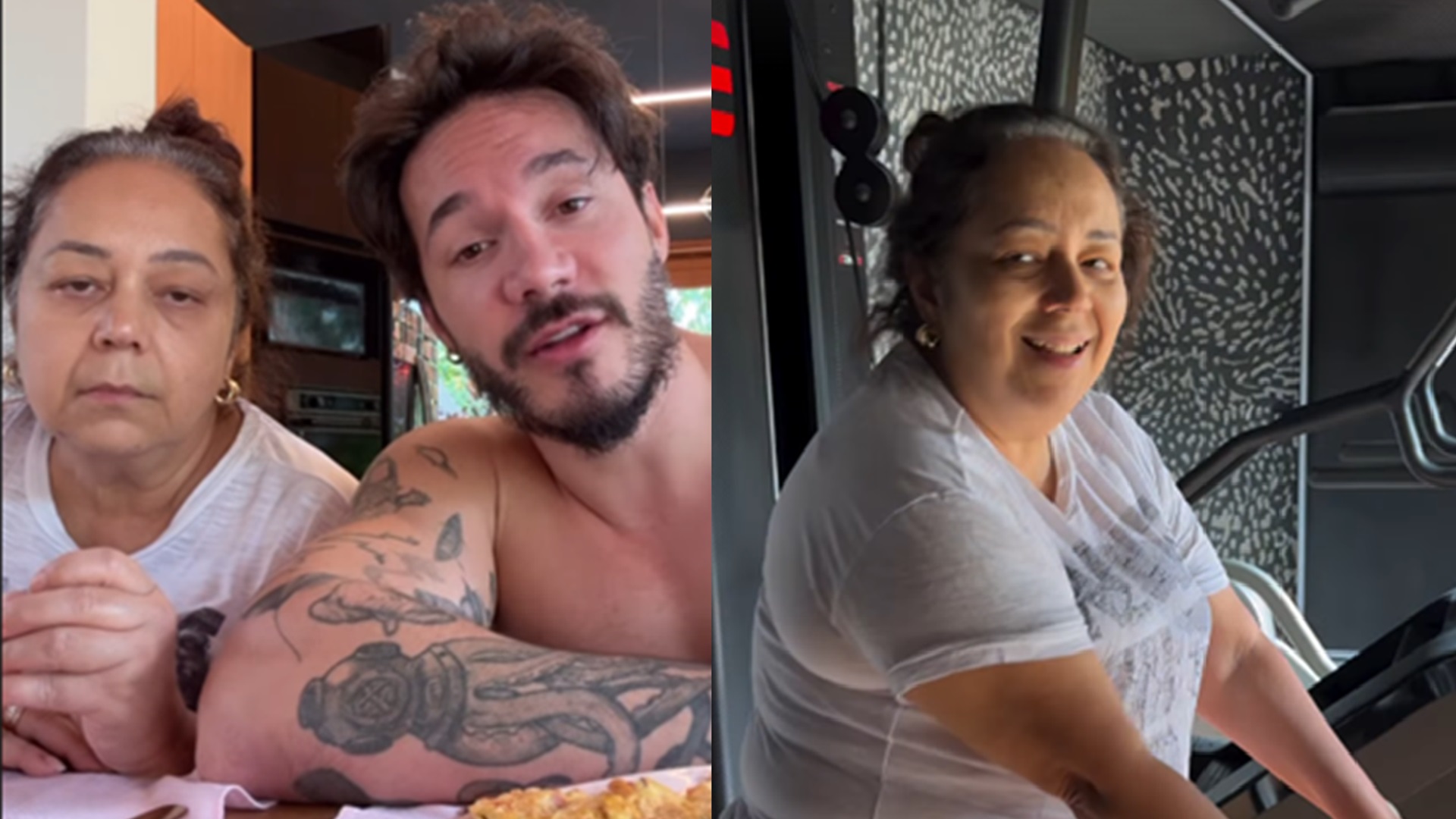 Eliezer mostra grande quantidade de remédios que sua mãe toma por dia: ‘Não é possível’