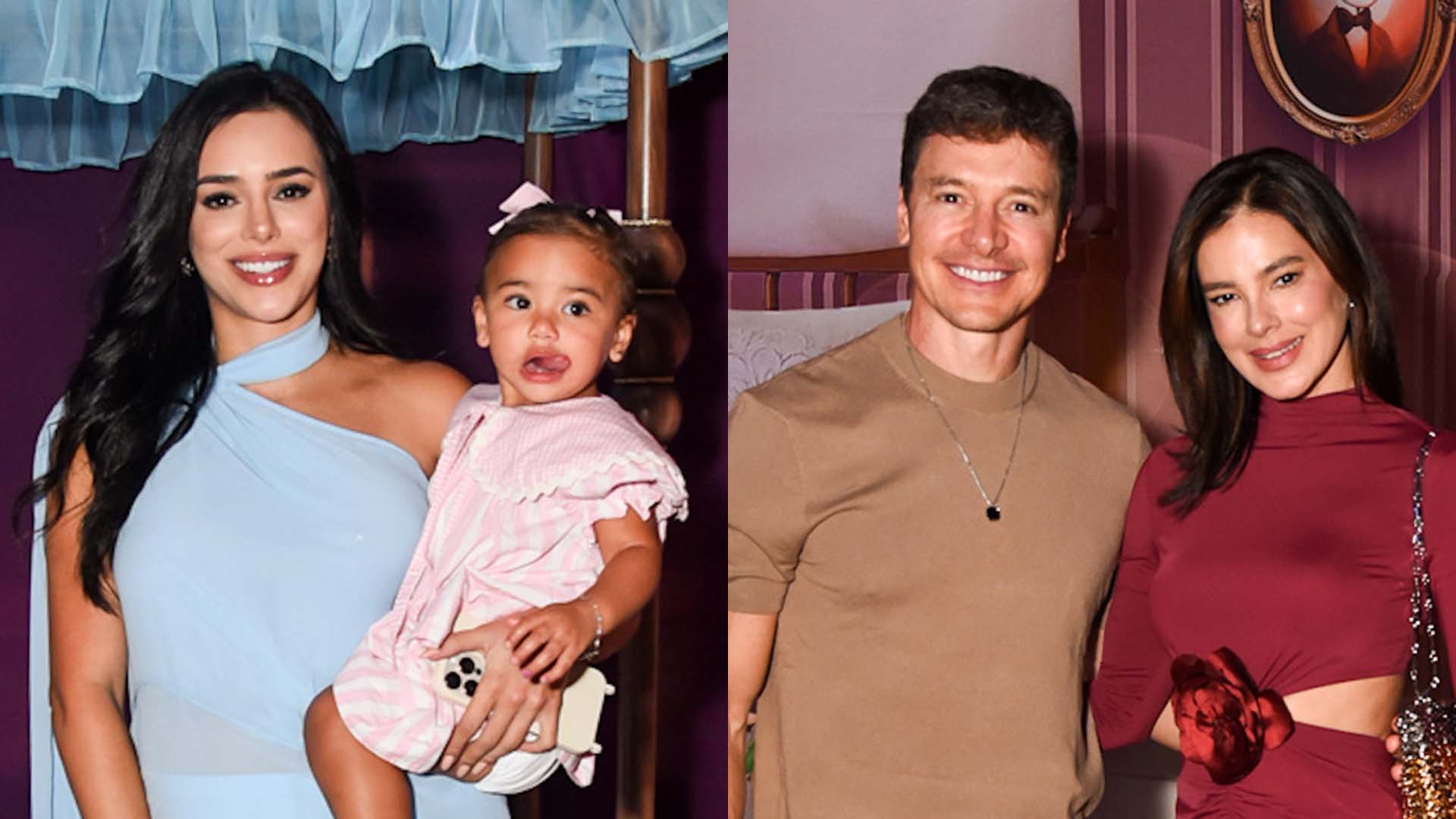 Famosos marcam presença na festa da filha caçula de Roberto Justus
