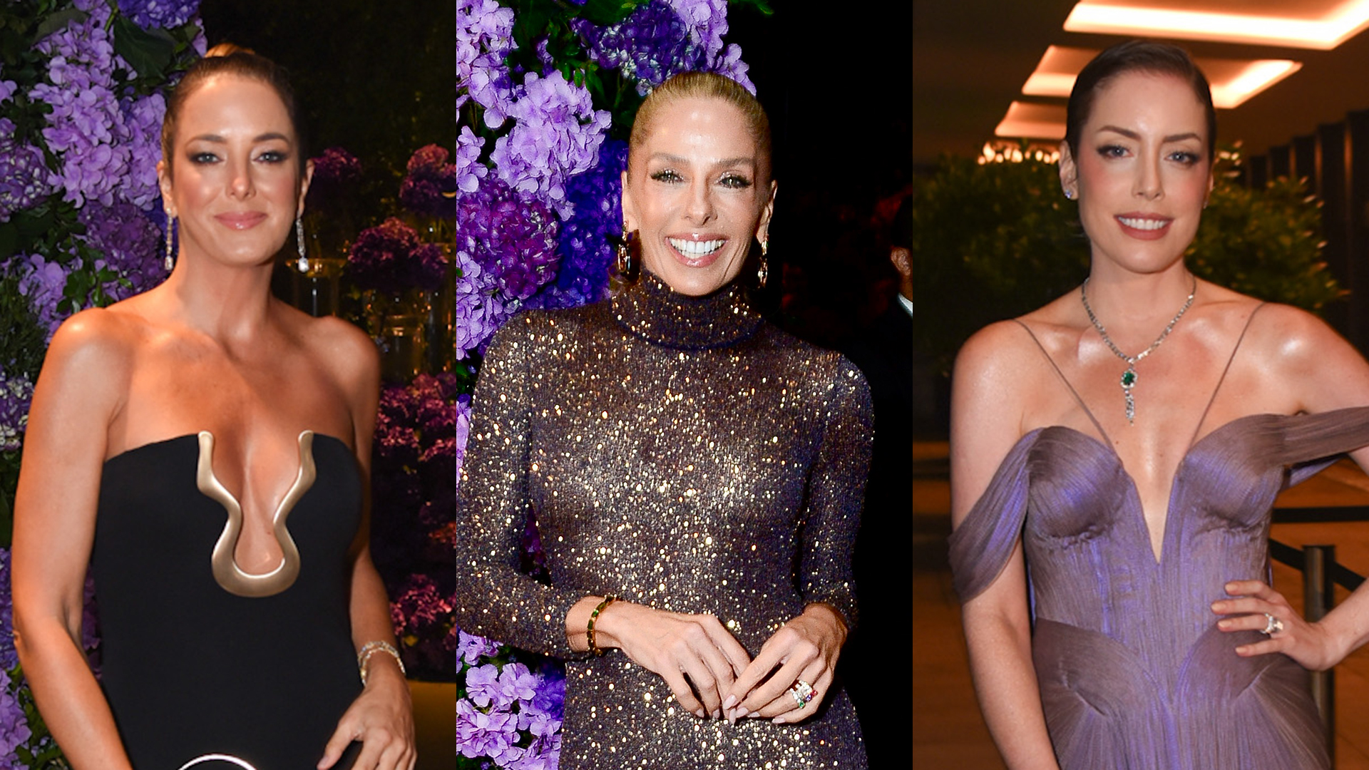 Famosos esbanjam elegância na festa de Roberto Justus e Ana Paula Siebert