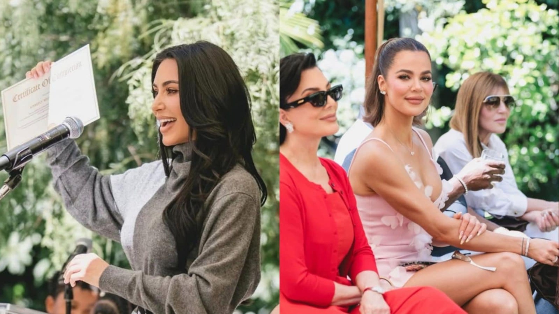 Formatura de Kim Kardashian: irmã da famosa posta fotos de comemoração
