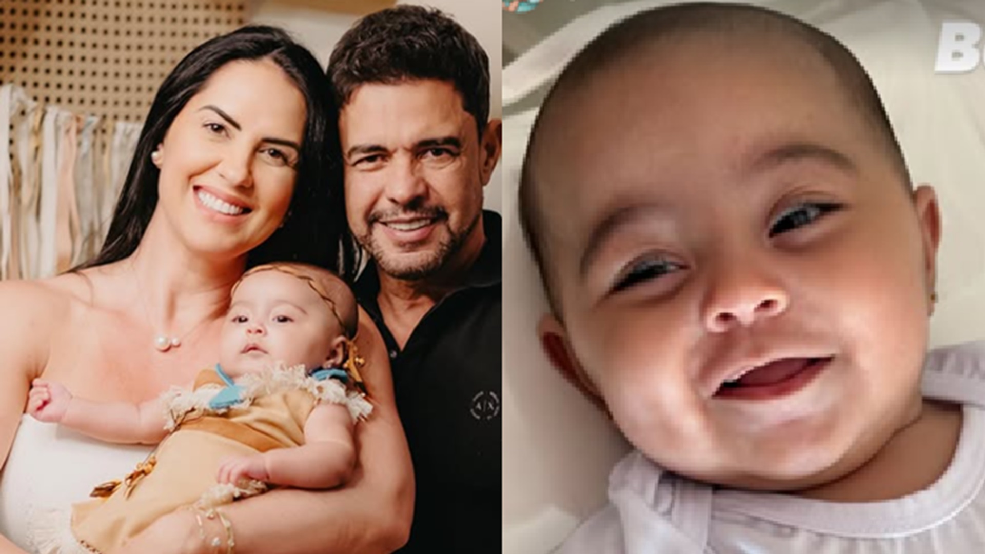 Filha de Graciele Lacerda e Zezé Di Camargo surge com look inspirado no pai