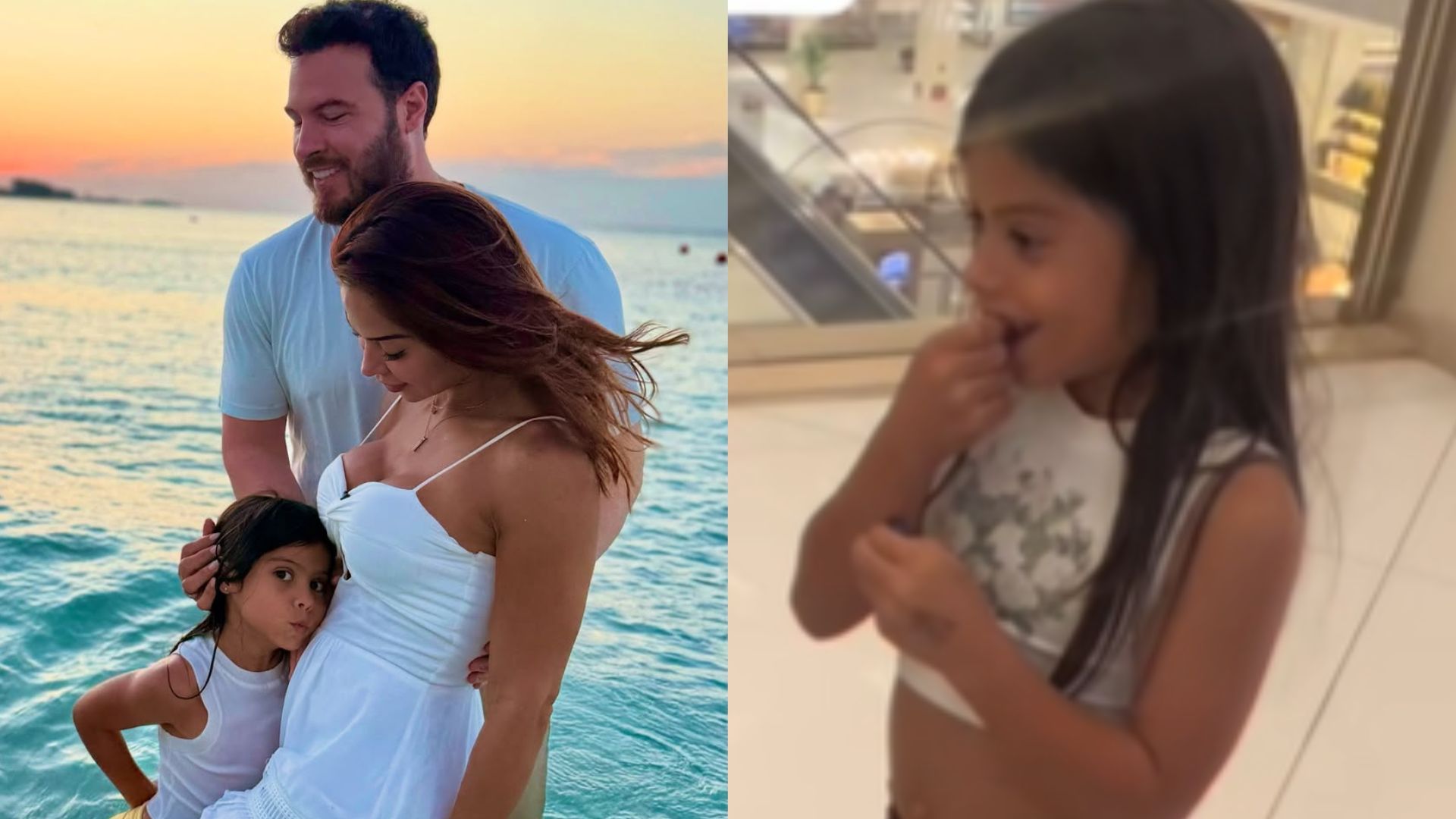 Filha de Maíra Cardi encanta com reação ao descobrir gênero de irmão caçula