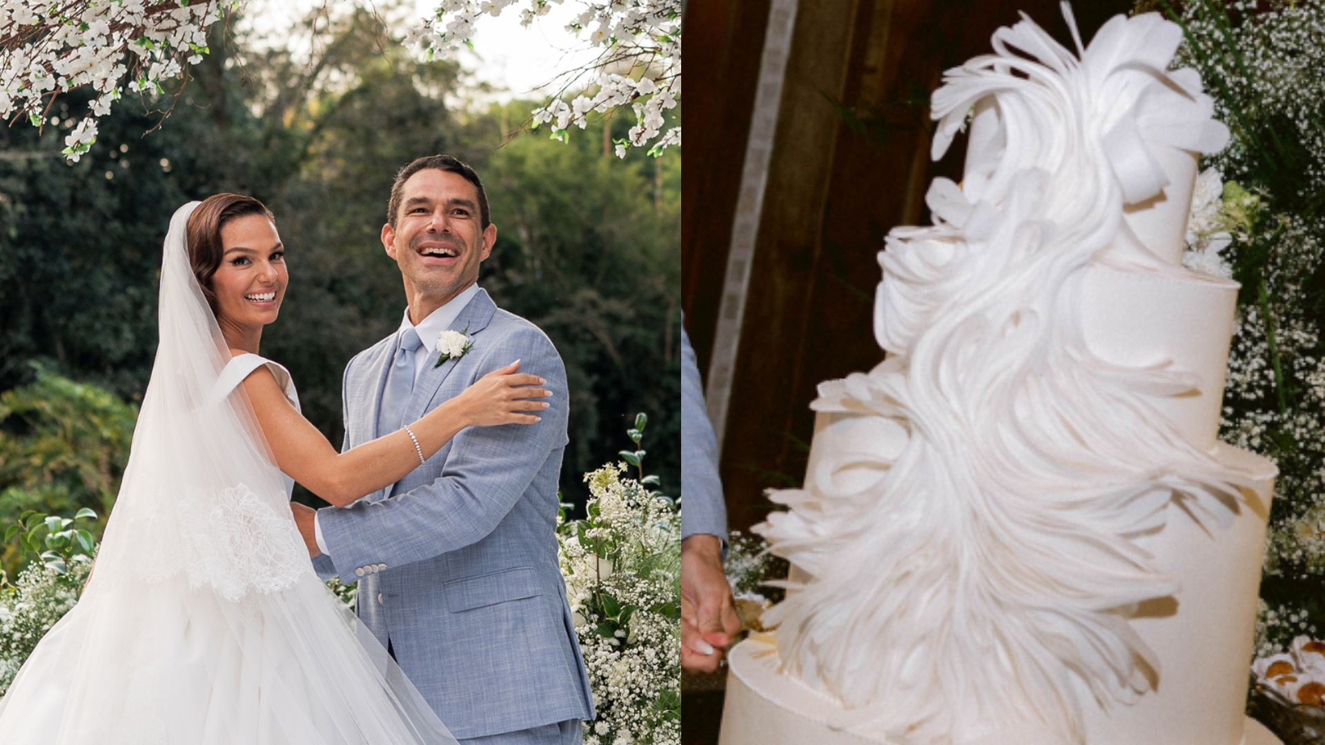 Saiba quanto custou o bolo de casamento de Isis Valverde e Marcus Buaiz