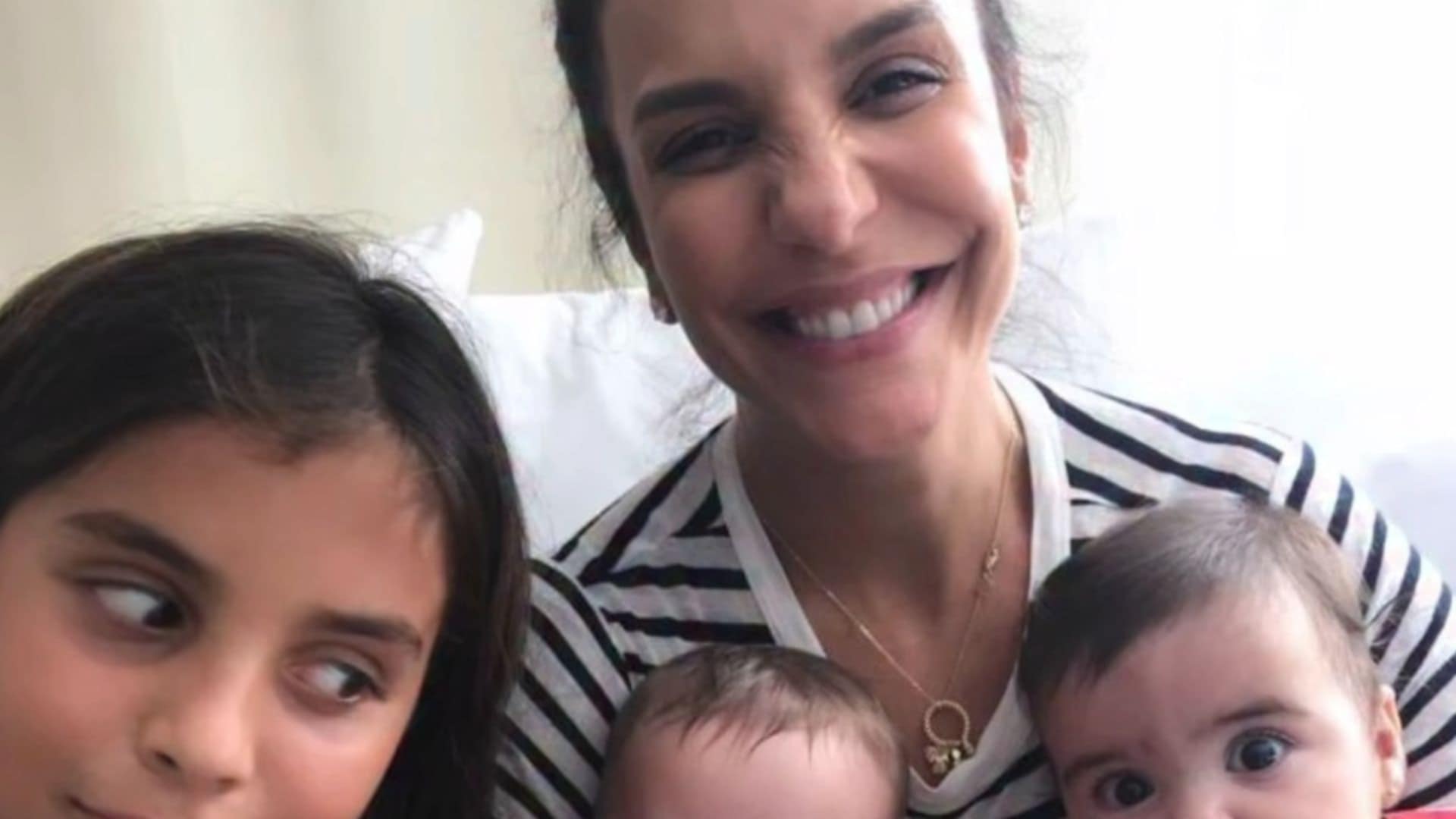 Ivete Sangalo mostra os filhos pequenos em fotos fofa do passado