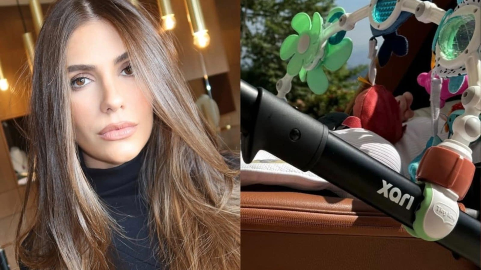 Jade Magalhães mostra sua filha e de Luan Santana tomando sol