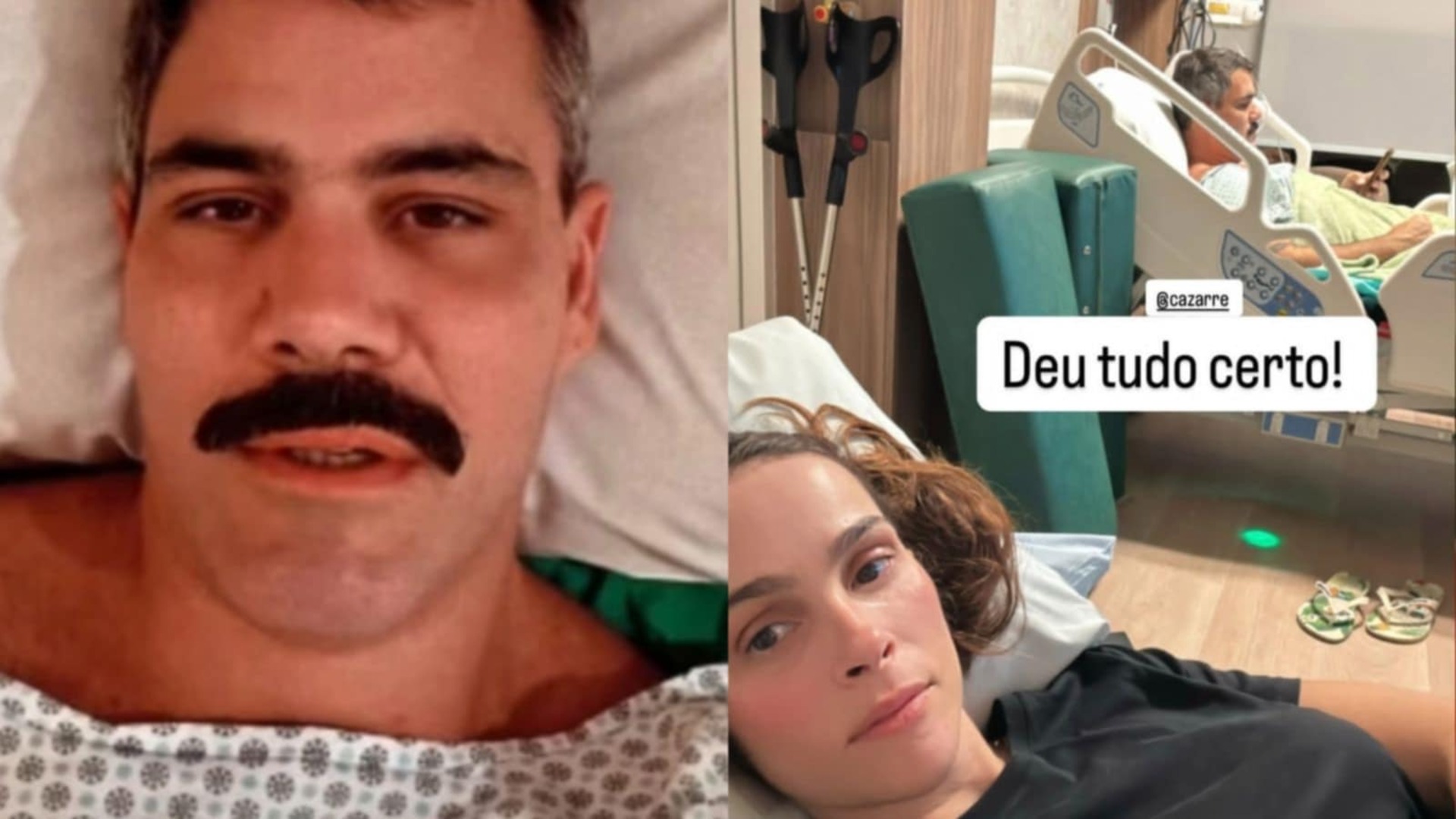 Após alta, Juliano Cazarré volta ao hospital depois de acidente: ‘Emergência’