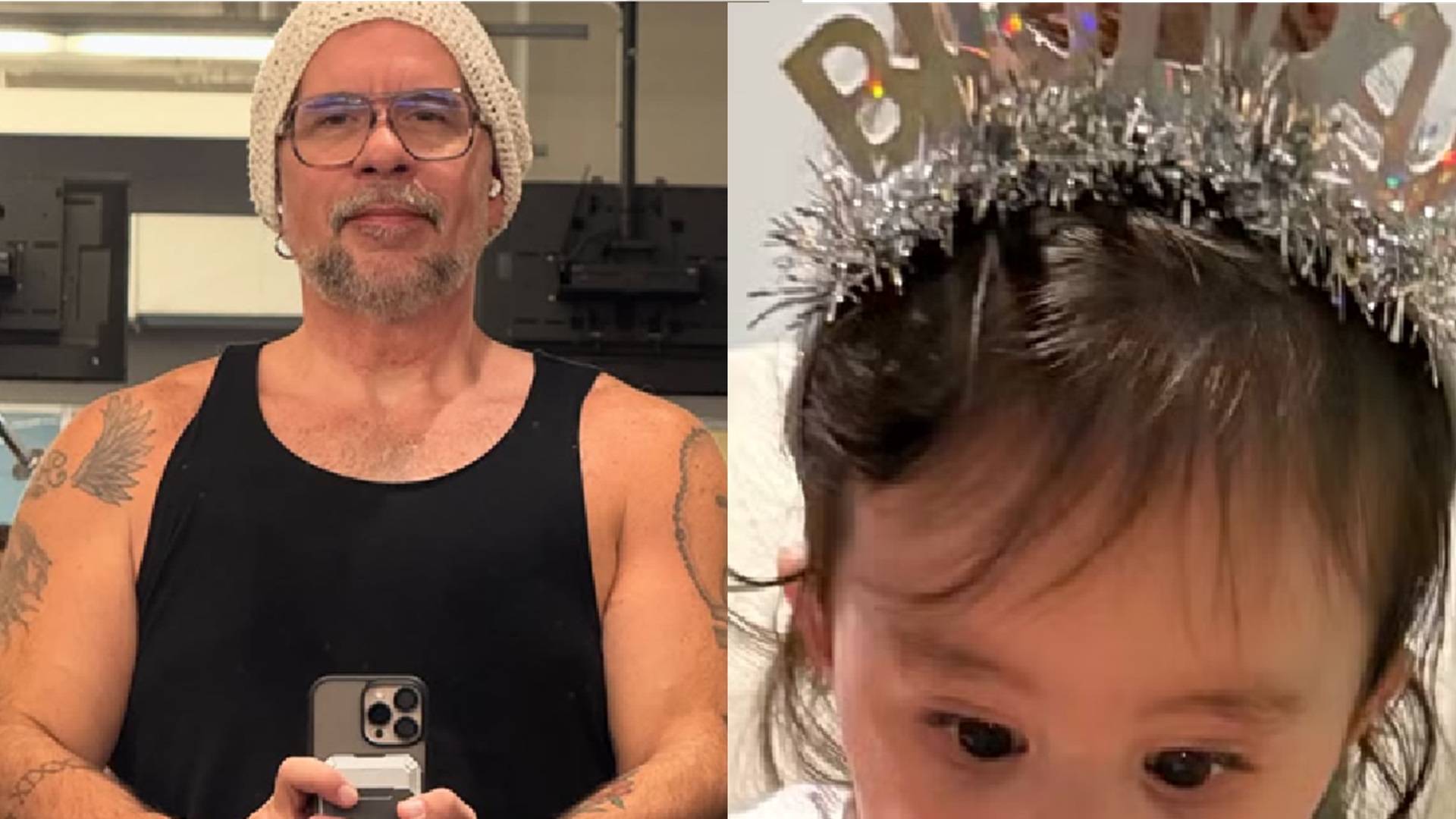 Neta de Leandro Hassum ganha festinha ao lado dos pais para celebrar seu mesversário