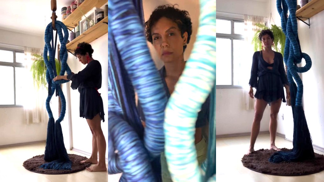 Lia Khey resgata sua ancestralidade através das artes plásticas: ‘Honro minha mãe quanto mulher preta’