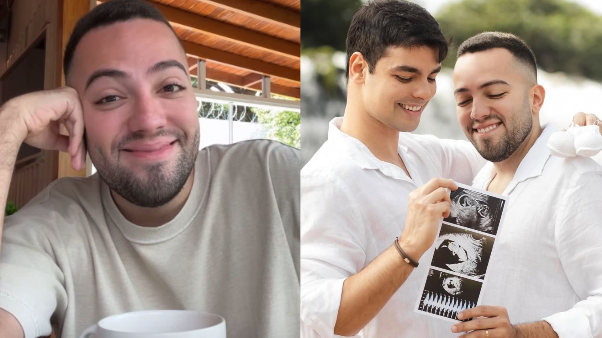 Lucas Rangel celebra a paternidade: ‘Agora posso sorrir para o mundo’