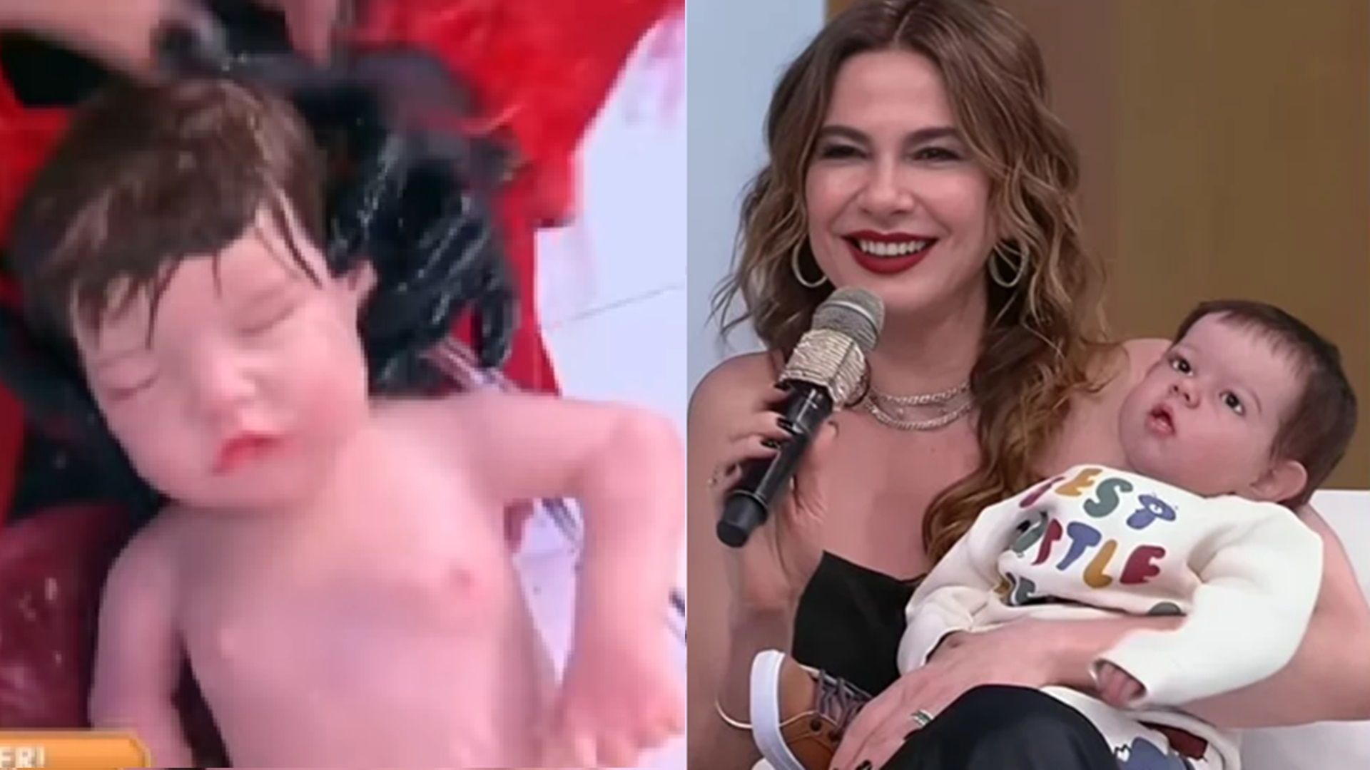 Luciana Gimenez fica chocada ao presenciar parto de bebê reborn na TV: ‘Tô passada’