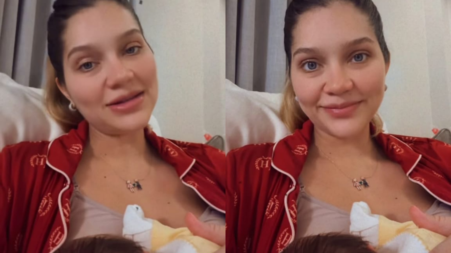 Filha do cantor Leandro relata primeiros dias com a filha recém-nascida