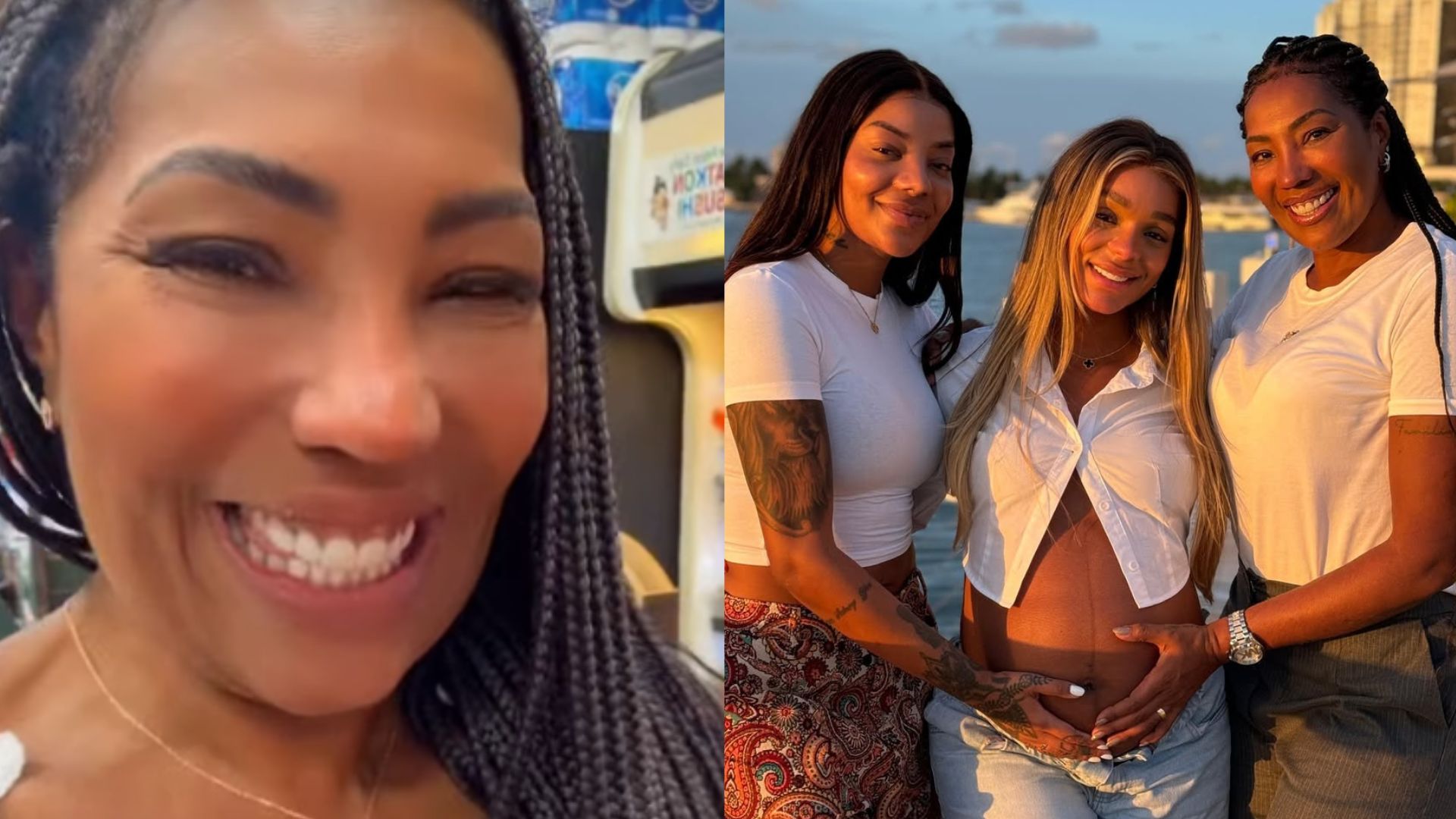 Mãe de Ludmilla relata os primeiros dias com a neta recém-nascida, Zuri