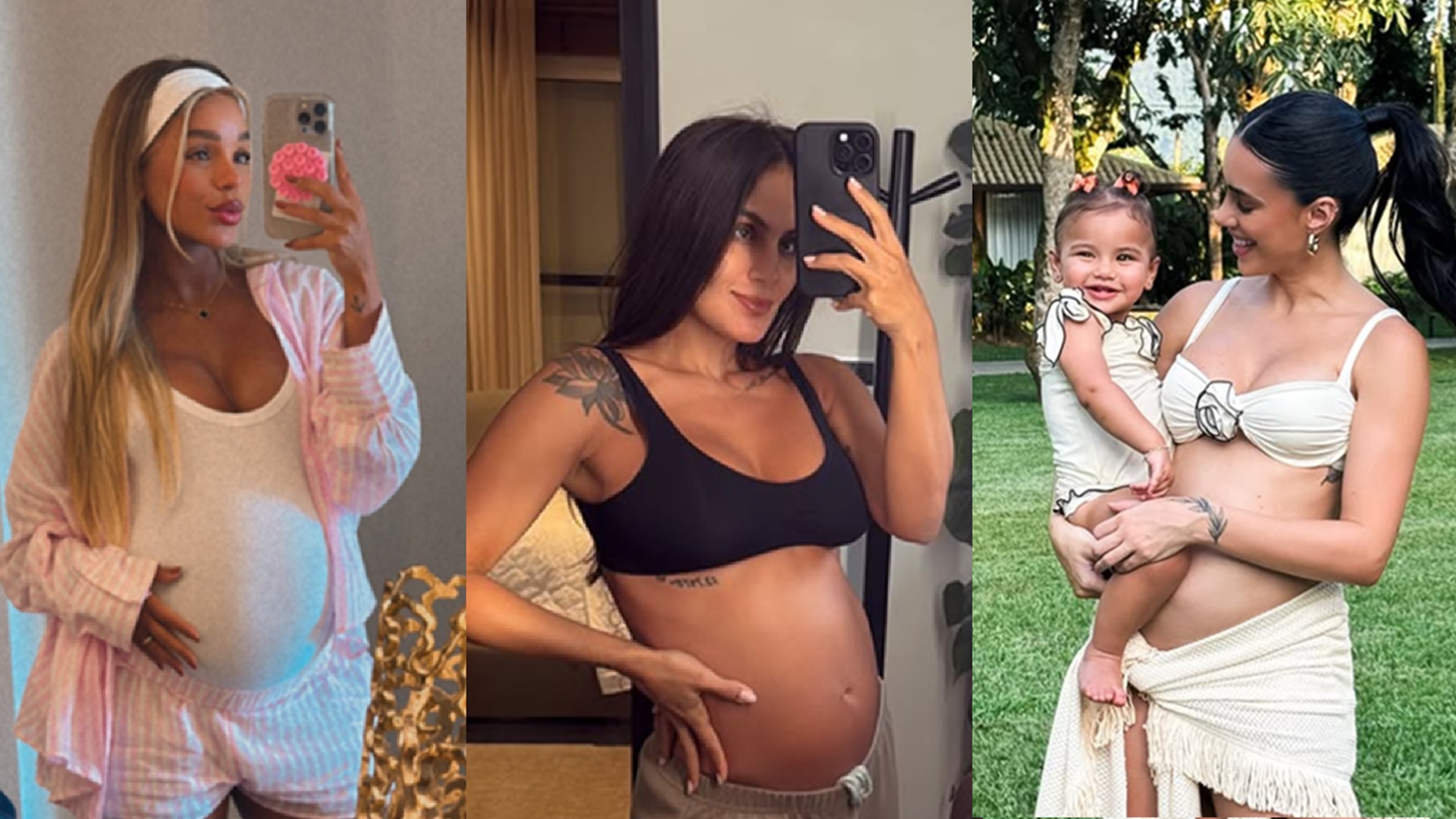 Dia das Mães: Carol Peixinho, Bruna Biancardi e outras famosas que terão bebês em 2025
