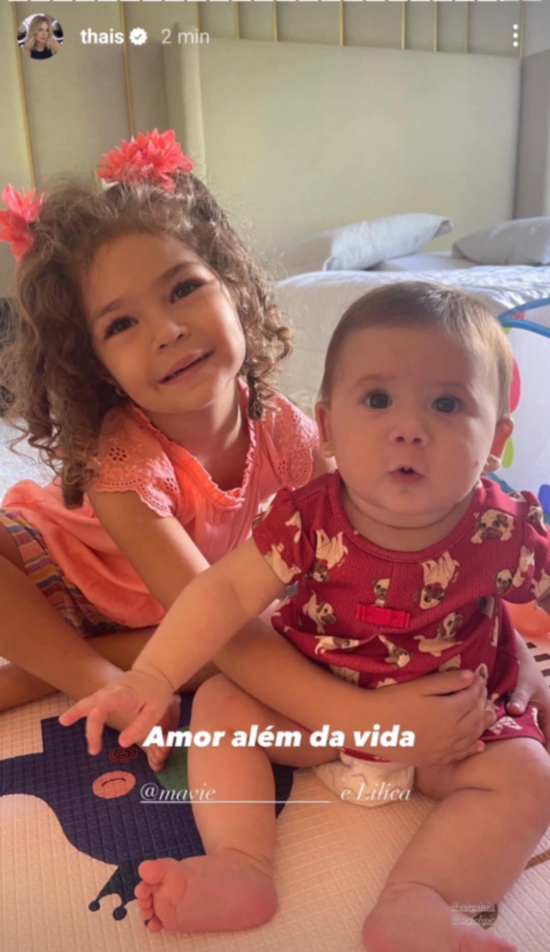 Esposa de Pedro Leonardo mostra fotos com Maria Alice