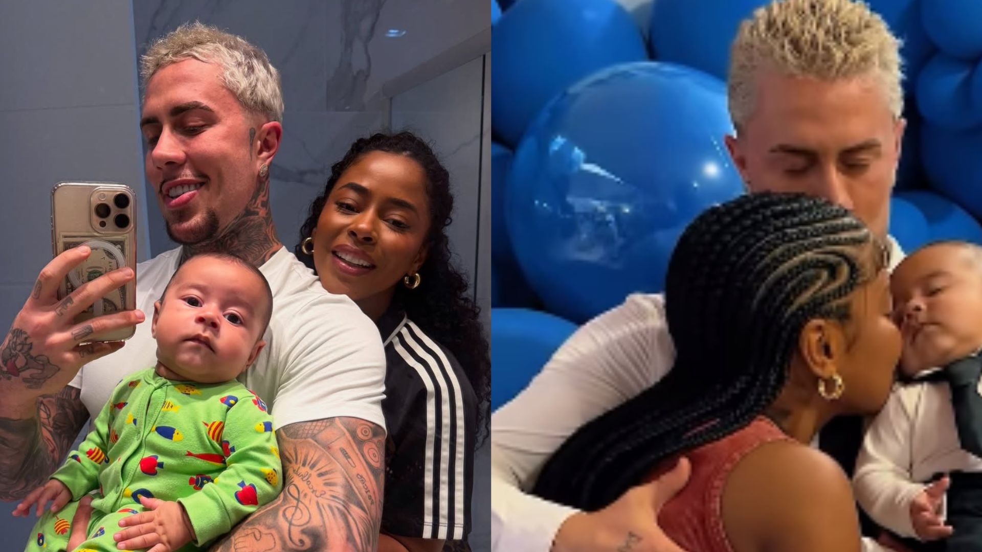 Filho de MC Daniel rouba a cena ao surgir fantasiado em festinha de 3 meses