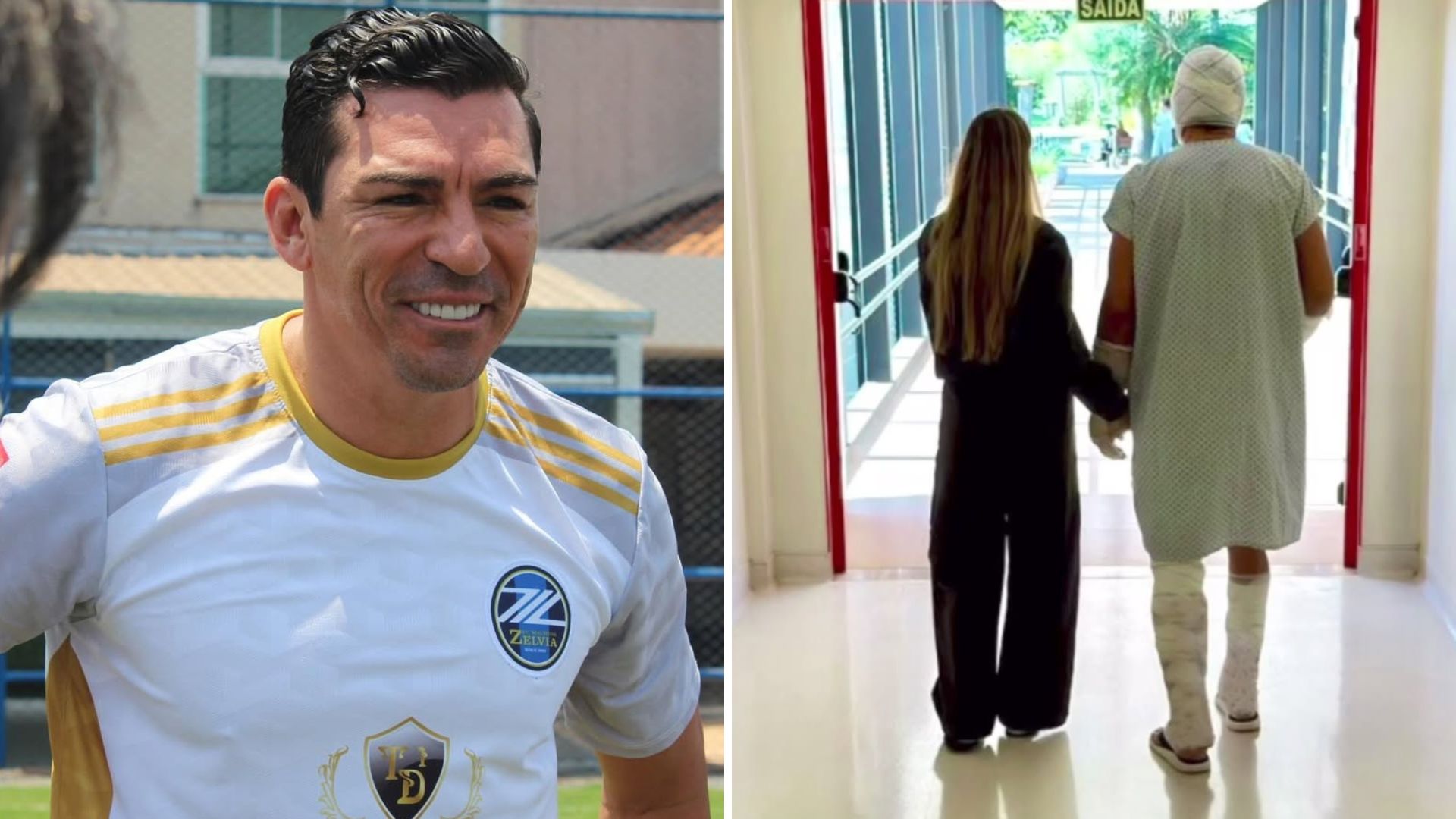 Médica analisa ex-jogador Lúcio após acidente: ‘Melhorar a qualidade de vida’