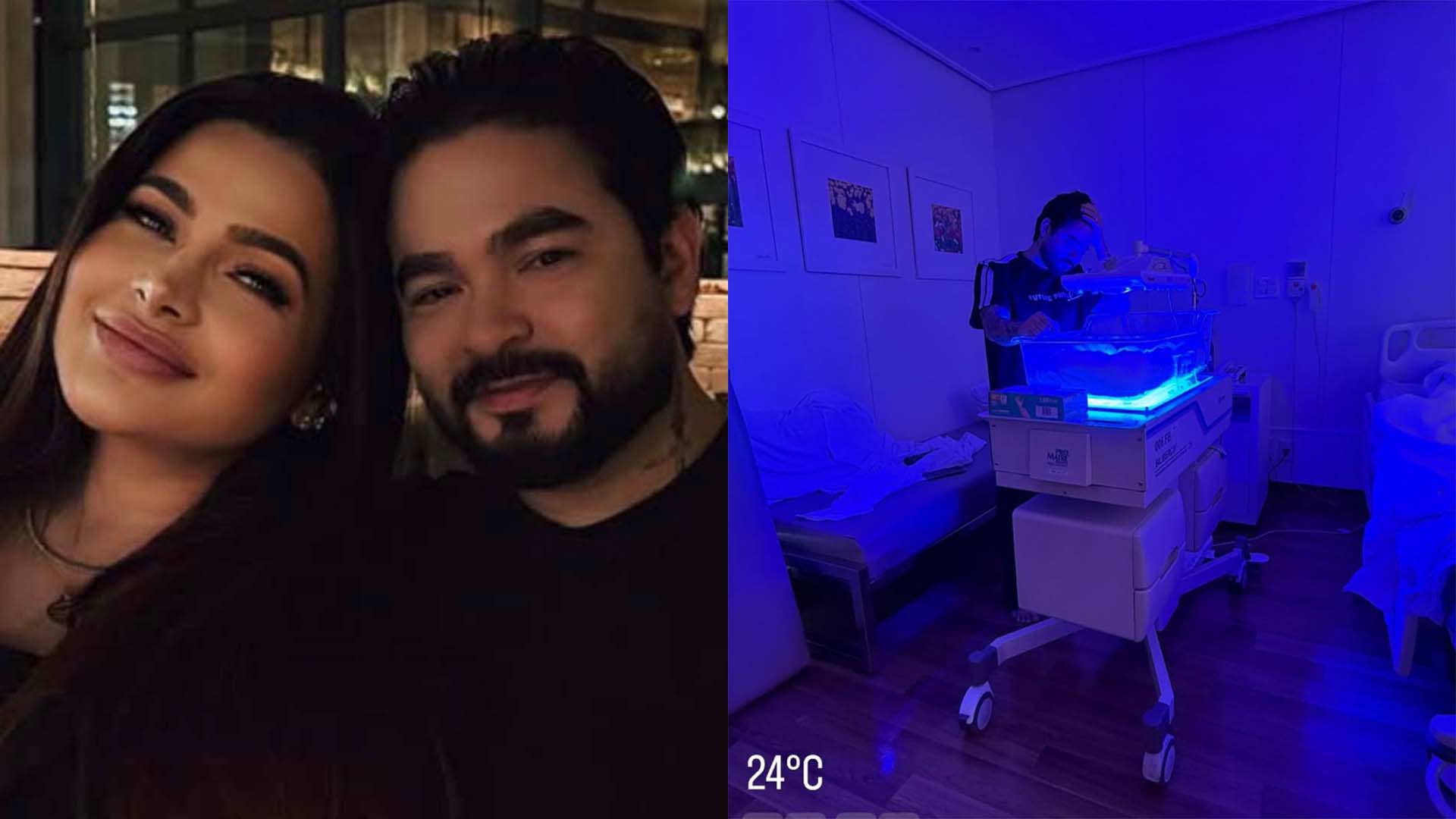 Filho recém-nascido de Yudi Tamashiro é internado com apenas 9 dias de vida