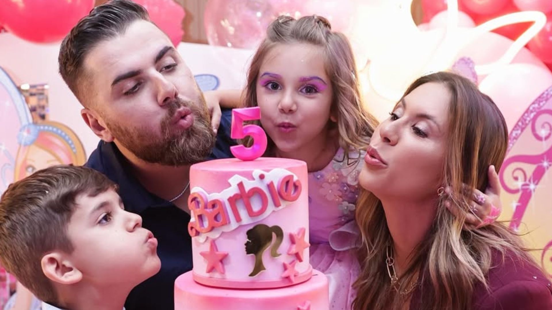 Zé Neto e Natália Toscano comemoram o aniversário da filha com festa luxuosa