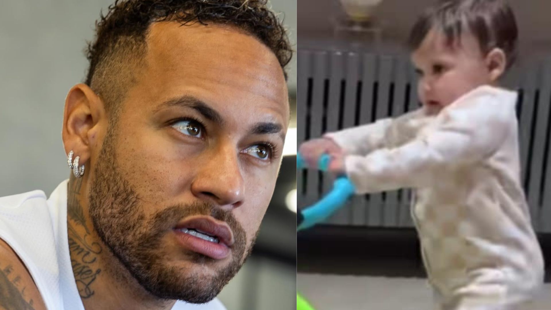 Neymar Jr encanta ao mostrar Helena andando: ‘Os primeiros passinhos’
