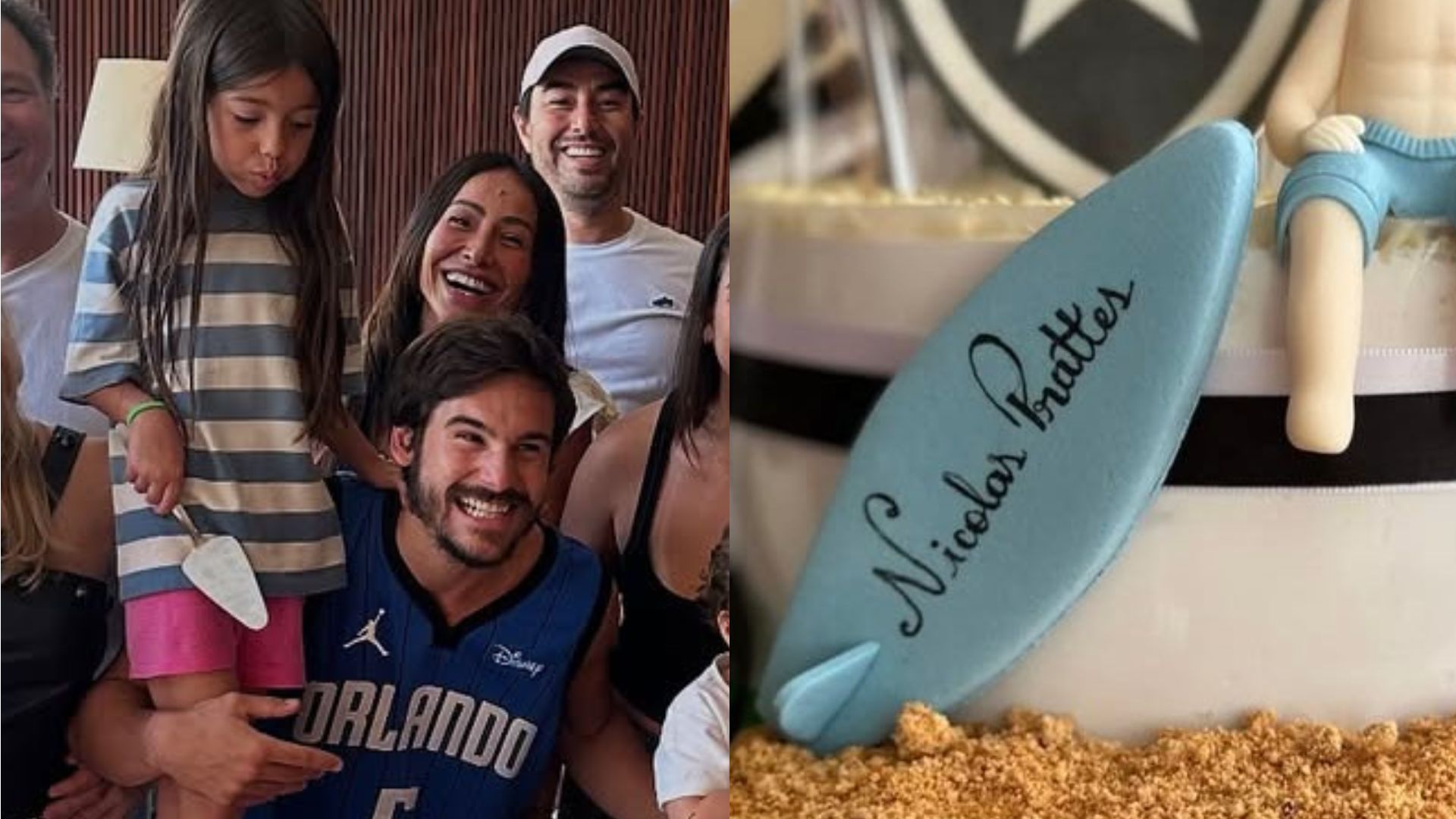 Nicolas Prattes ganha bolo personalizado em aniversário de 28 anos