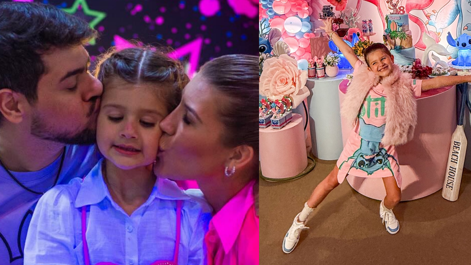 Mulher do cantor Cristiano presta bela homenagem no aniversário da filha