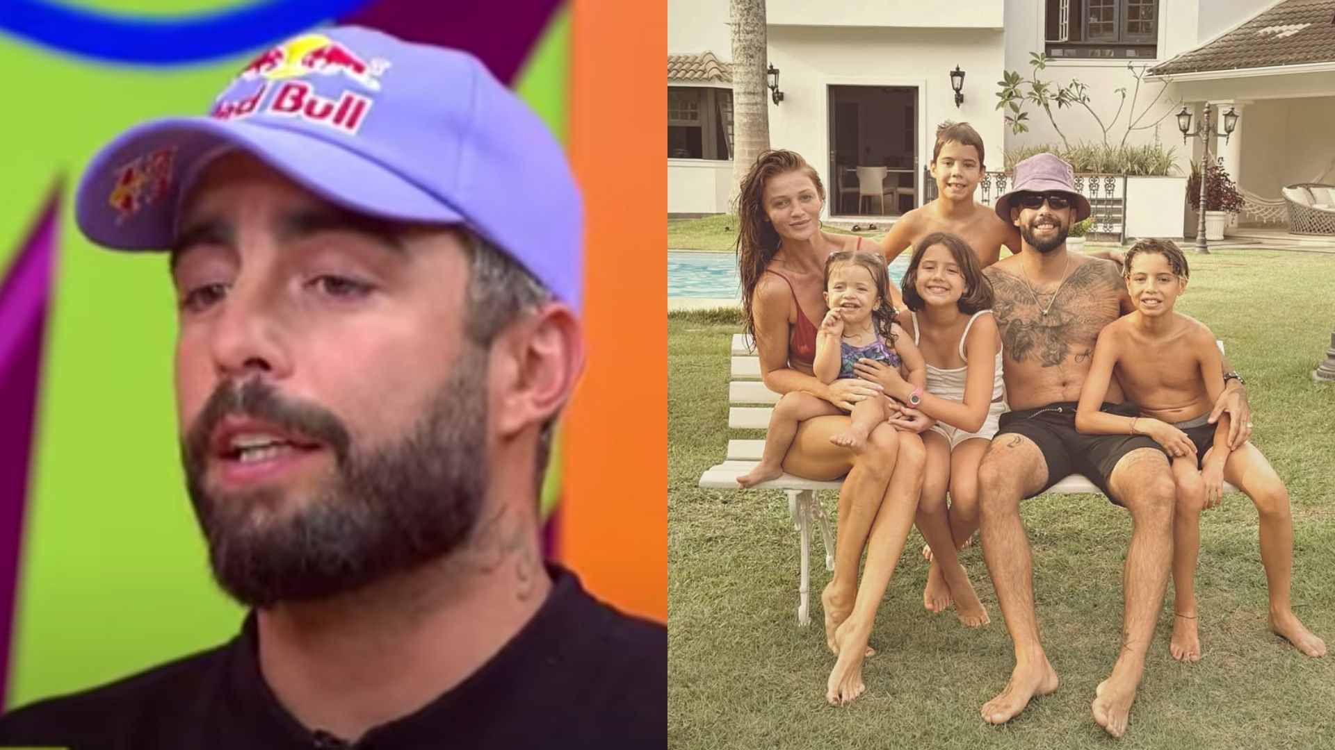 Pedro Scooby reflete sobre a criação dos filhos: ‘Me respeitam muito’