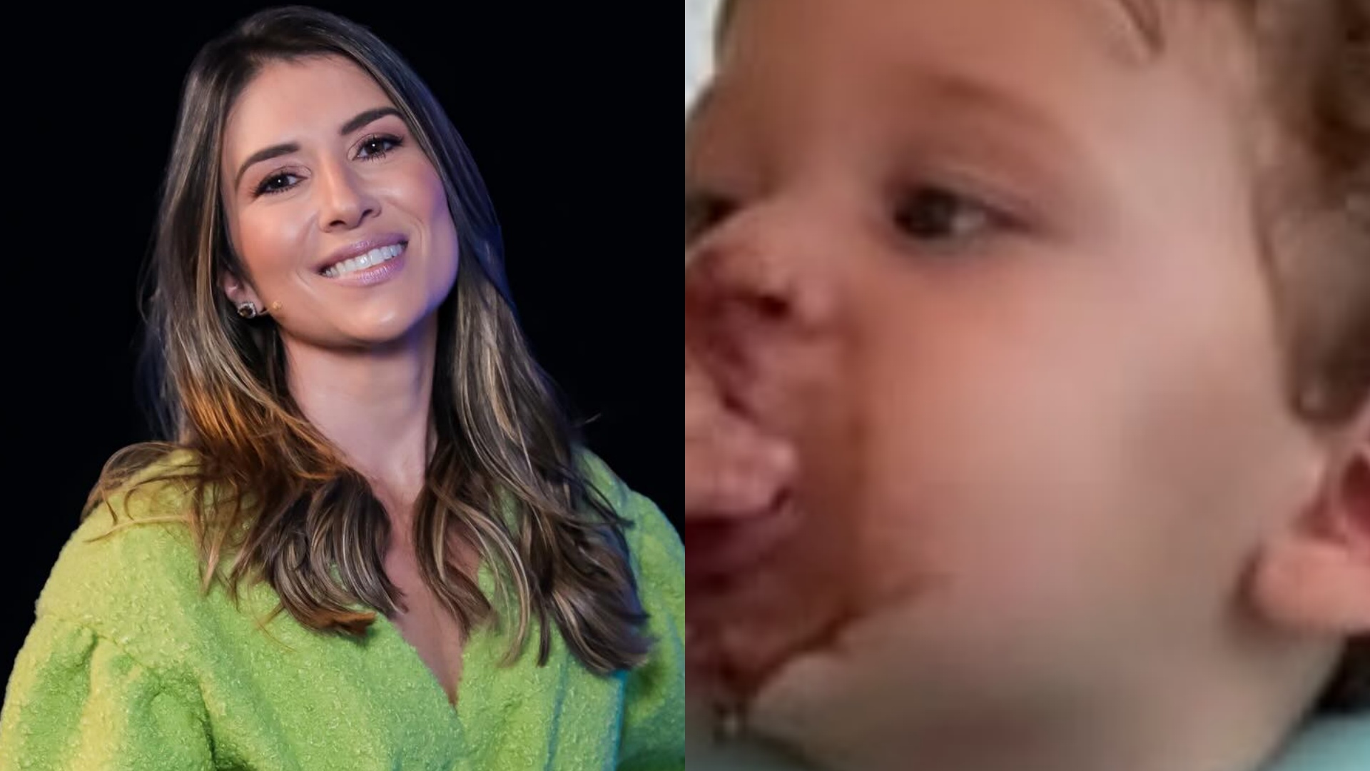 Filho de Rebeca Abravanel esbanja fofura ao surgir comendo sozinho