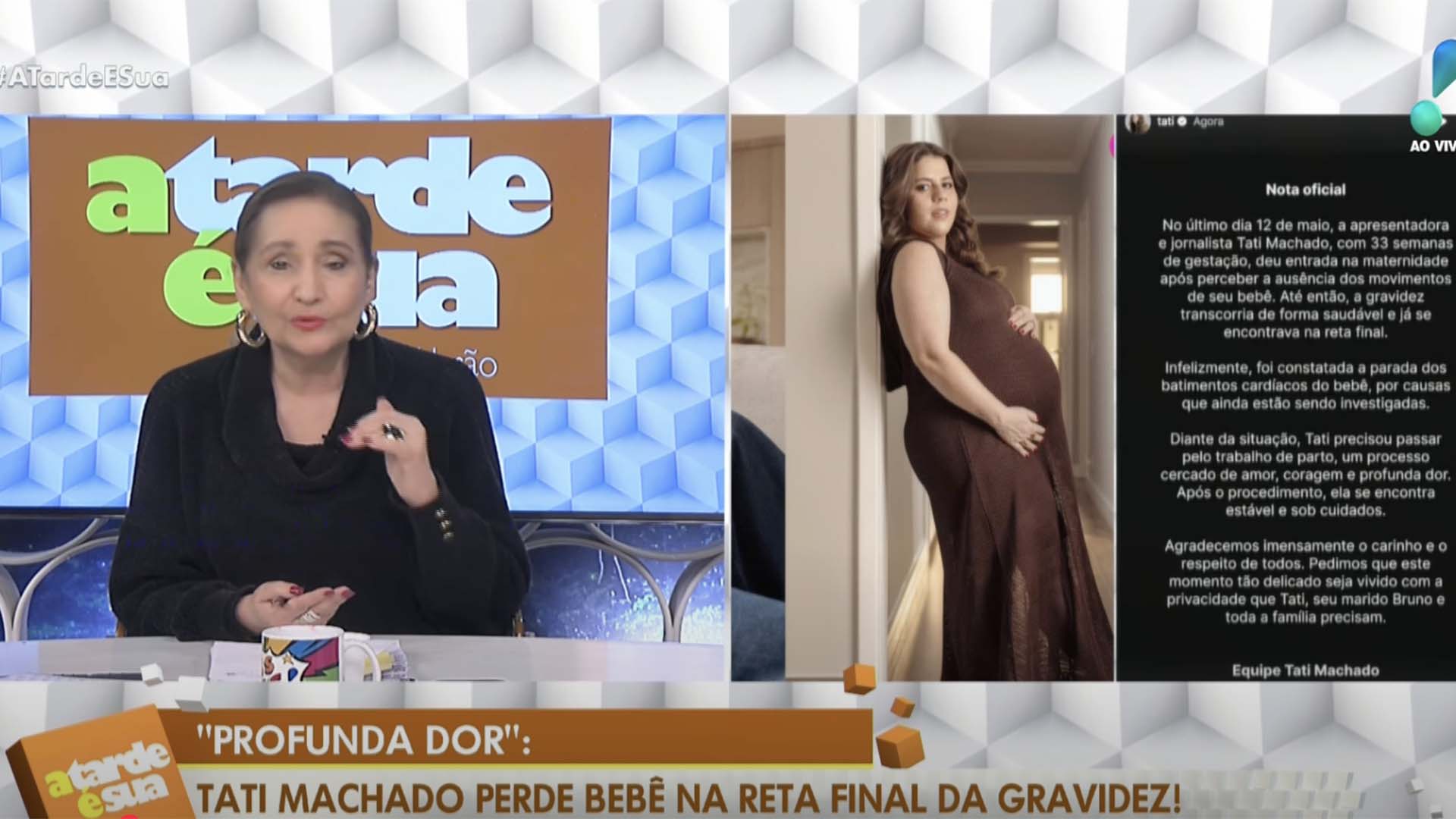 Sonia Abrão reflete sobre perda de Tati Machado: ‘Um choque muito grande’