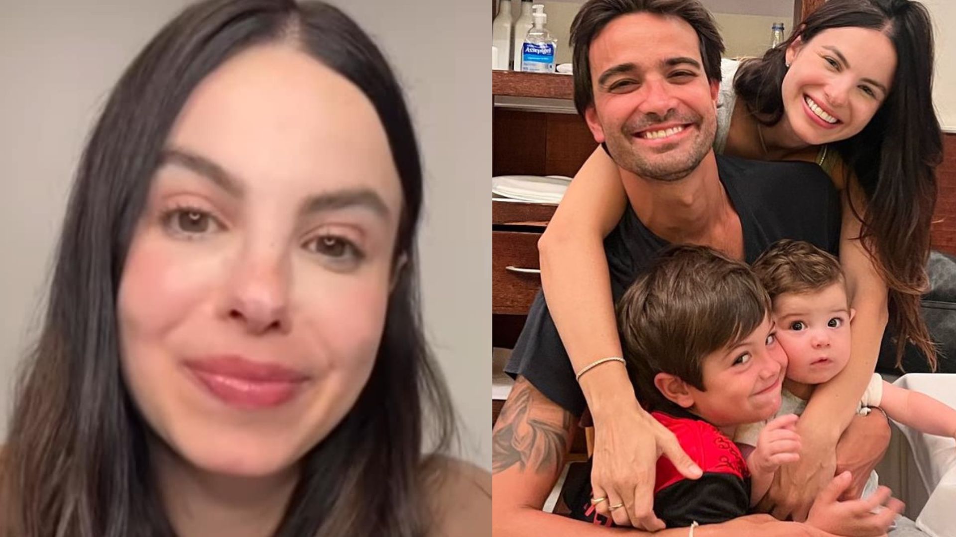 Sthefany Brito revela ciúmes do filho mais velho com o irmão caçula