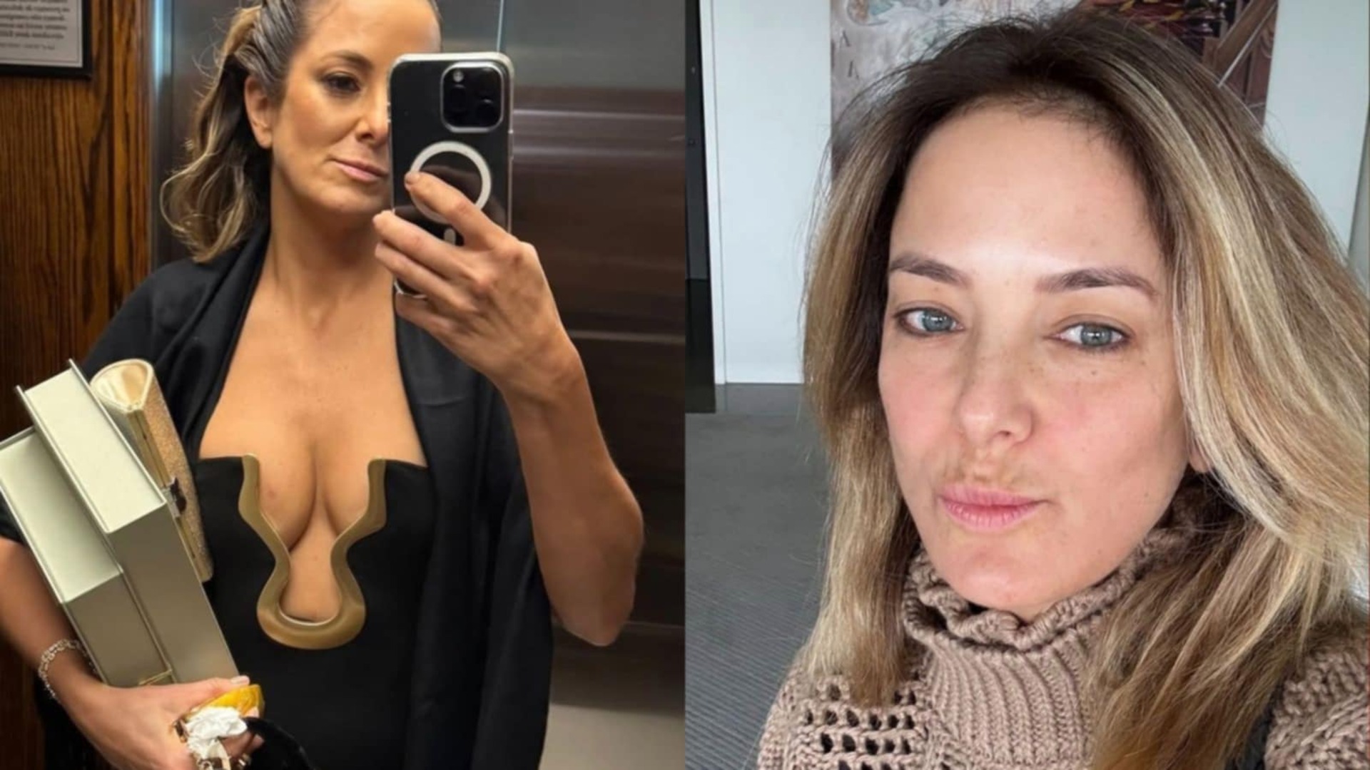 Ticiane Pinheiro mostra sua situação após festa de Roberto Justus