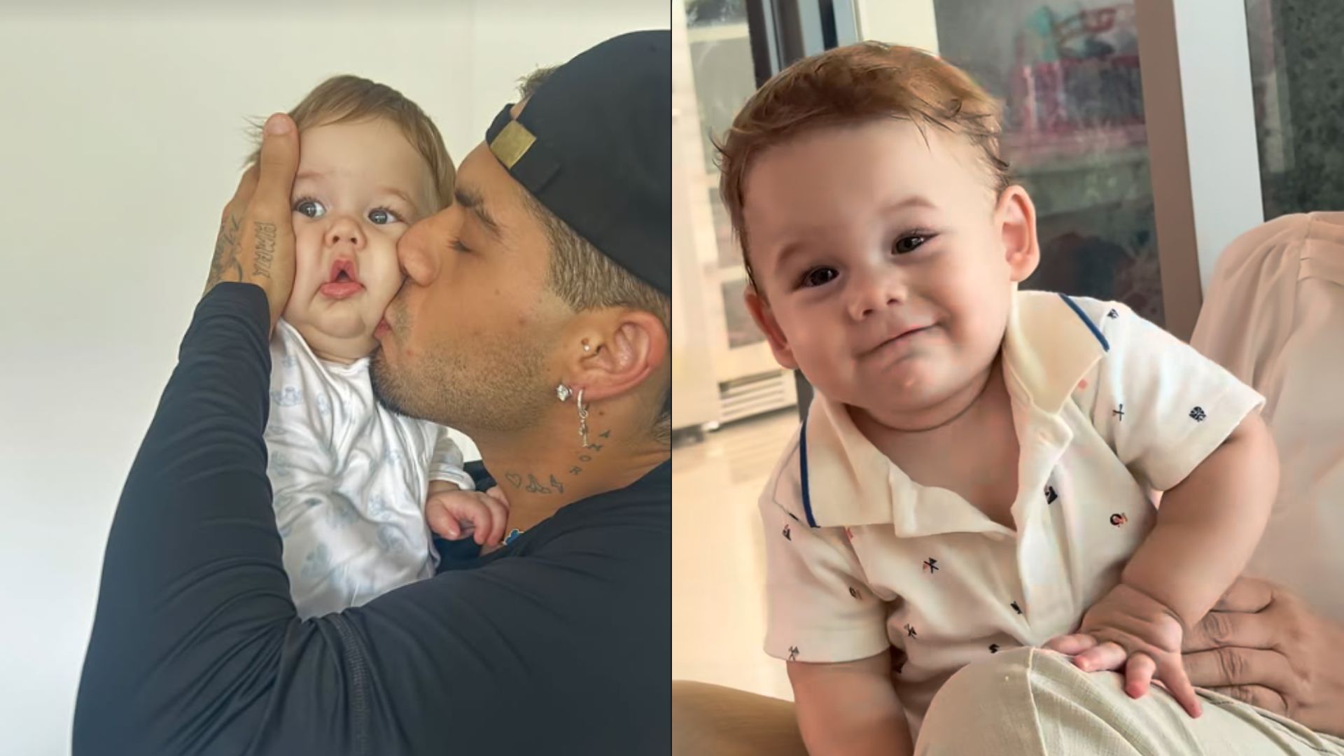 Zé Felipe compartilha momento fofo com José Leonardo: ‘Papai’