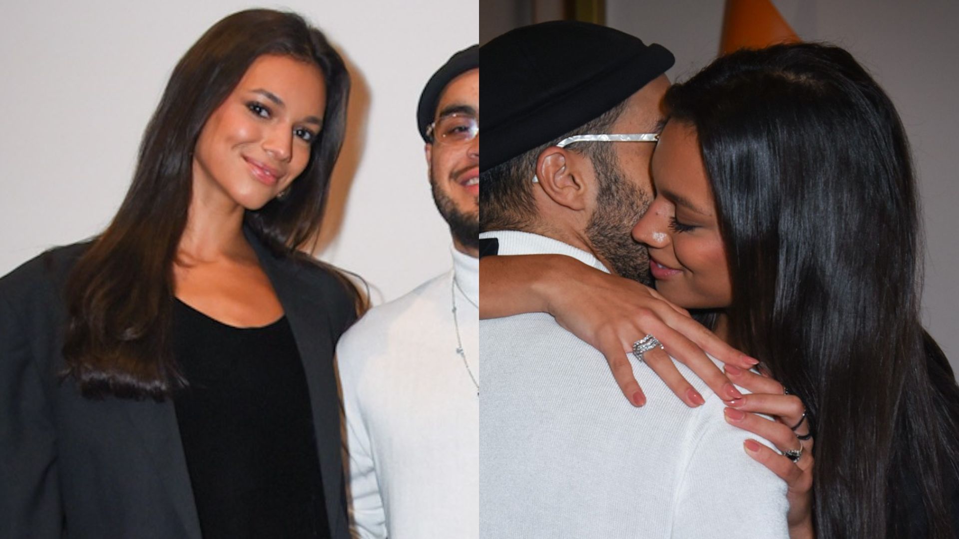 Ex-BBB Alane e Francisco Gil trocam beijos em evento após assumirem namoro