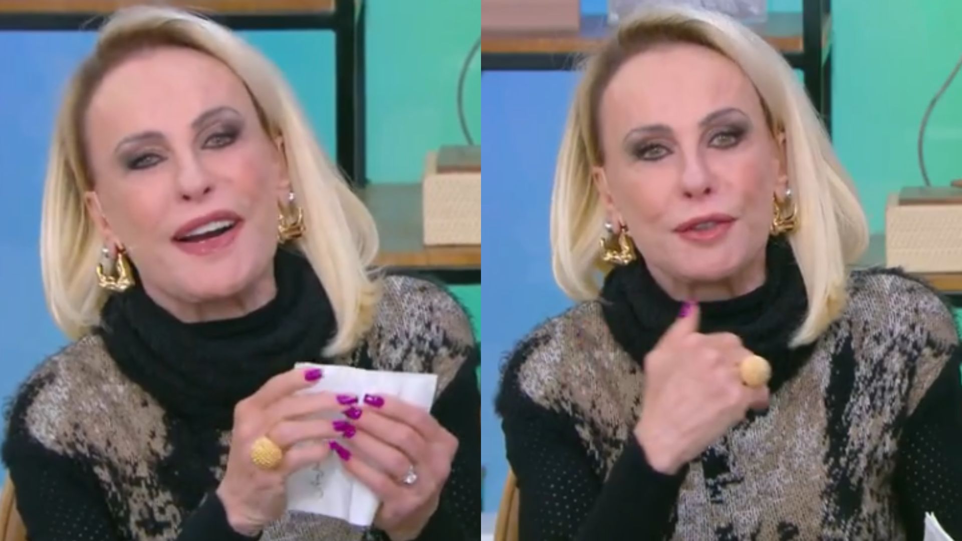 Ana Maria Braga se emociona ao voltar ao ‘Mais Você’: ‘Morrendo de saudades!’