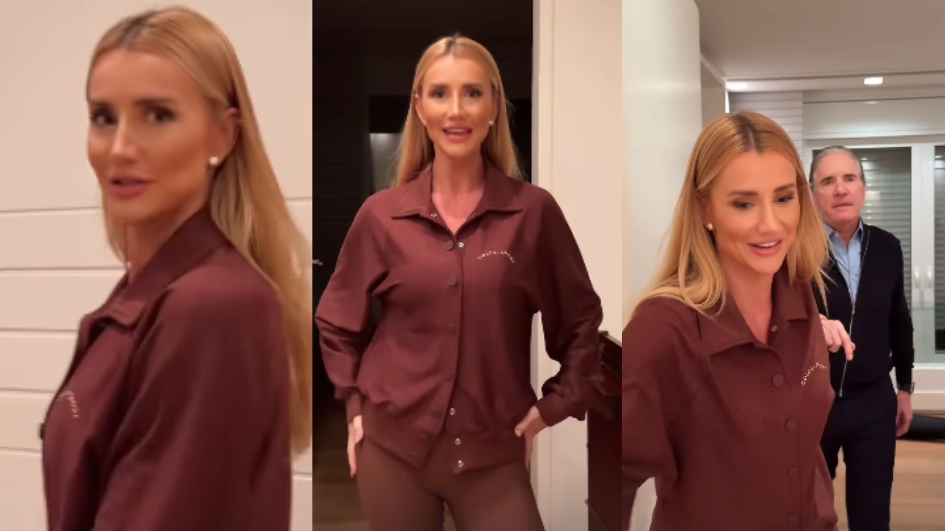 Ana Paula Siebert se perde ao mostrar cômodos na casa provisória
